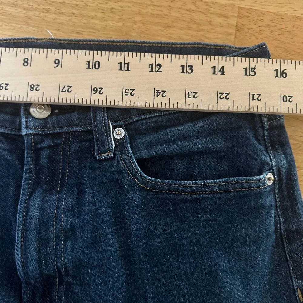 Calvin Klein Mens Standard Straight Leg Dark Wash Jeans Blue‎ W32 L30